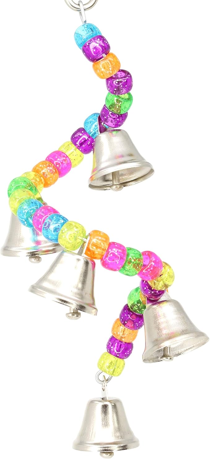 890 Ring My Bell Bonka Bird Toys Small Colorful Beads Assorted Budgie Finch Parrotlet Quaker Dove