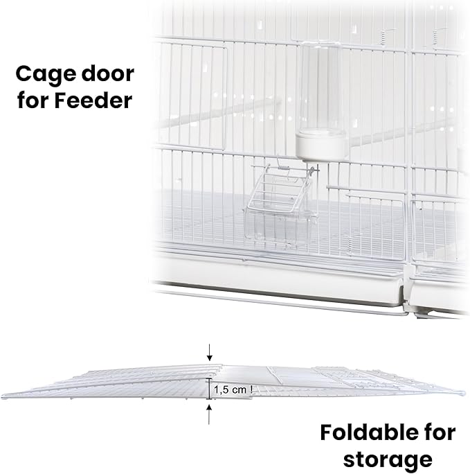 Canary and Finch Breeding Cage White Art. 400