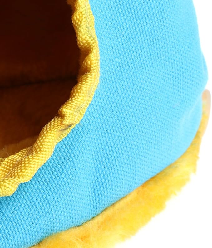 Hardli Parrot Nest Plush Warm Hammock, Pet Bird Hanging Swing Bed Cave,Outdoor Garden Cage,Hatching Cave for Parrot Canary Cockatiel Swallow Hamster,3 Size