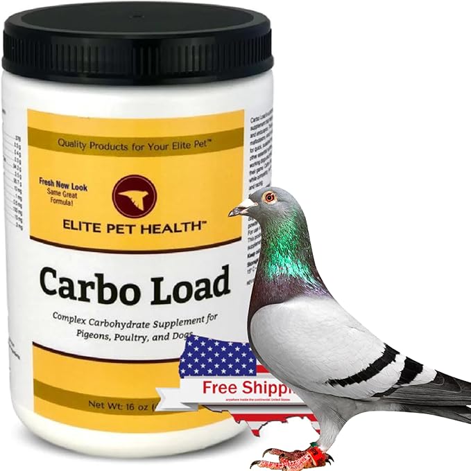 Carbo Load Essential Carbohydrates for Racing Pigeons' Winning Edge 160z