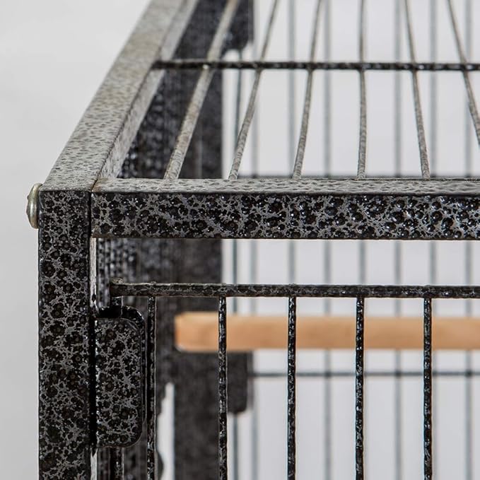 UISEBRT Large Bird Cages with Metal Aviary Wheels for Parrots, Cockatiels, Pigeons