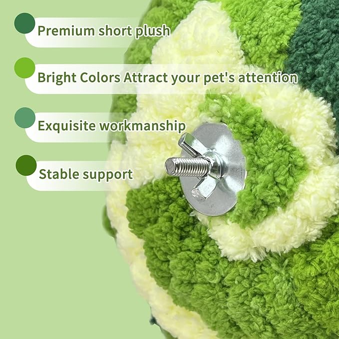 Hamiledyi Bird Nest Warm Snuggle Hut Bird Bed Fluffy Bird Sleeping Bed Parrot Nest Hammock Bird Shed Hut House Plush Snuggle Bird Hammock for Parakeets Cockatiels Conures Lovebirds (Green, Large)