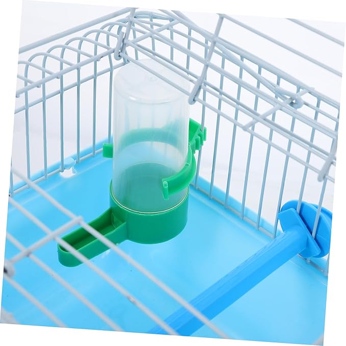 BESPORTBLE Portable Bird Carrier Food Box Water Dispenser Lightweight Travel Cage for Birds Parrots Lovebirds for Outdoor Use and Comfortable Transport