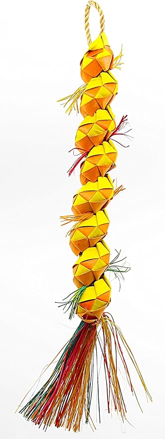 Planet Pleasures Caterpillar Bird Toy, 18"/Large, Assorted