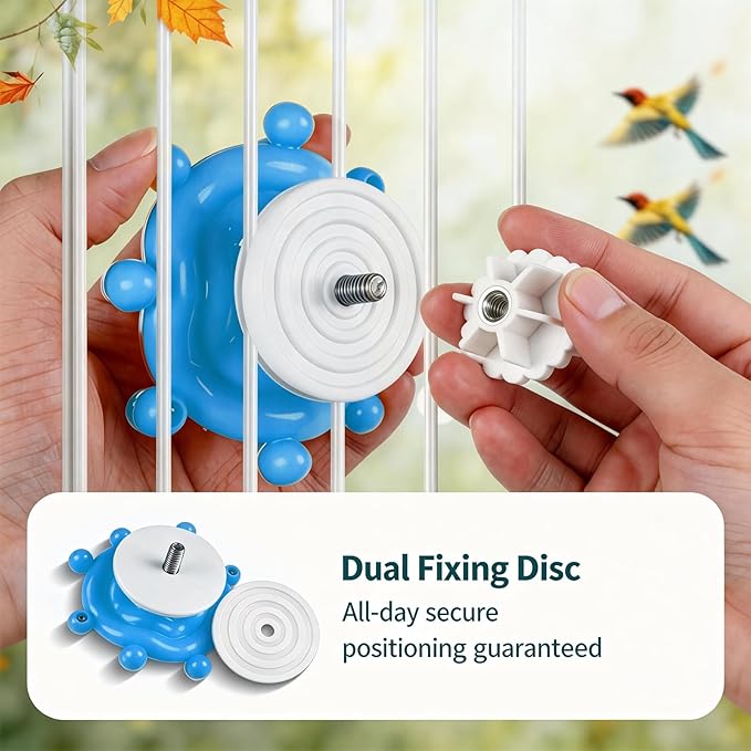 2 Pcs Bird Toys for Parakeets, Colorful Parakeet Toys with Spinning Wheel and Interactive Rattle, Chew Exercise Toys for Cage, Entertainment for Parakeets and Cockatiels