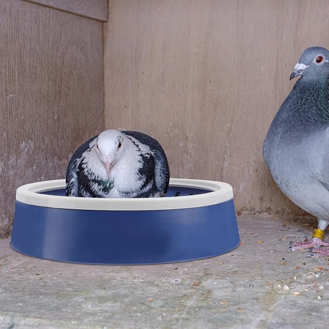 Mipcase Pigeon Nest Bowl 8.66 Inch Plastic Bird Egg Basin Pack of 5 for Pigeon Breeding Nesting Box Bird Cage Supplies