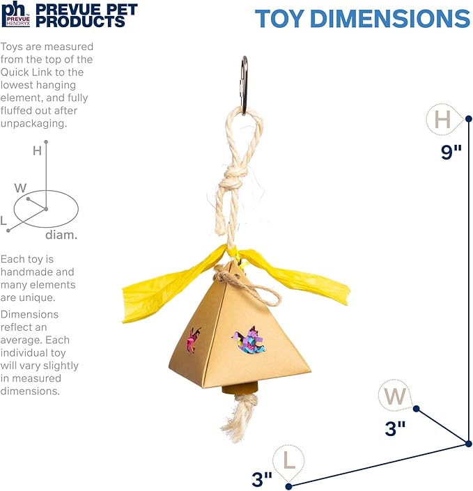 Prevue Pet Products Plucky Pyramid - Playfuls Forage & Engage Bird Toy 60244 (Pack of 2)