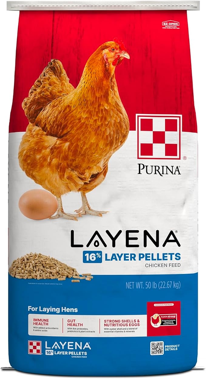Purina® Layena® Pellets Chicken Feed, 50 Pound Bag
