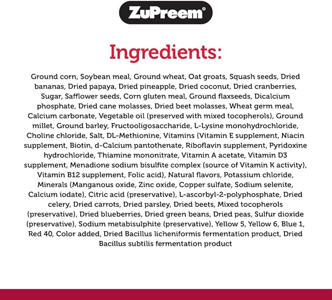 ZuPreem Smart Selects Bird Food for Large Birds, 4 lb - Everyday Feeding for Amazons, Macaws, Cockatoos (Pack of 2)