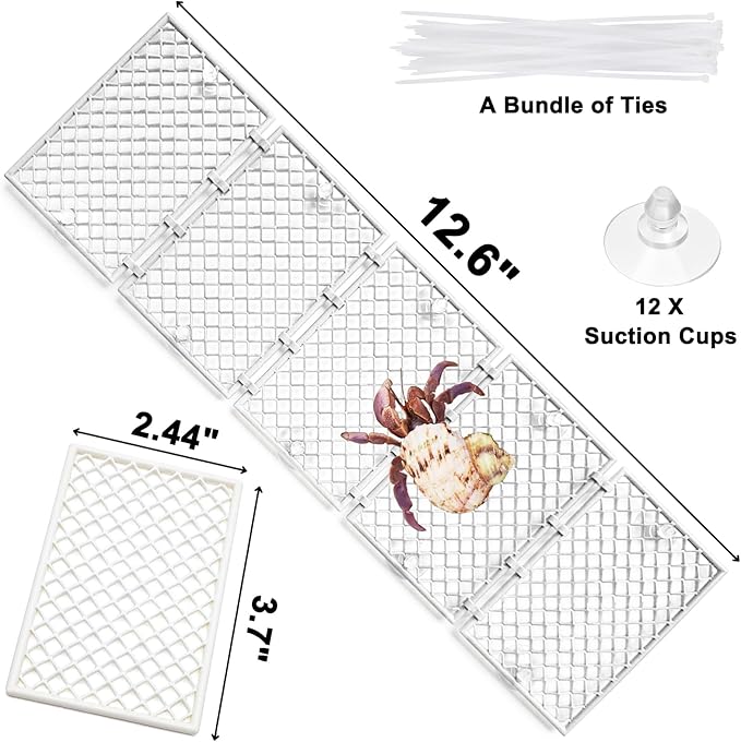 Hermit Crab Climbing Toys | 5 Pcs DIY Mesh Hermit Crab Ladder | Hermit Crab Tank Enrichment Decor | Hermit Crabs Decoration Accessories Supplies Toys Ornaments