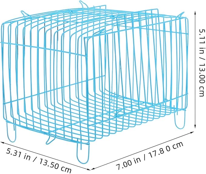 POPETPOP Bird Cage for Finches Portable Cage Net Cover Parrot Travel Carrier Steel Wire Comfortable Carrier