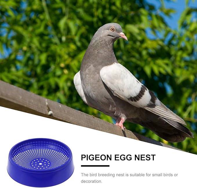 Mipcase 3pcs Bird Nest, Parakeet Nest Plastic Parrot Breeding Nest Bird Bed for Bird Cage Accessories
