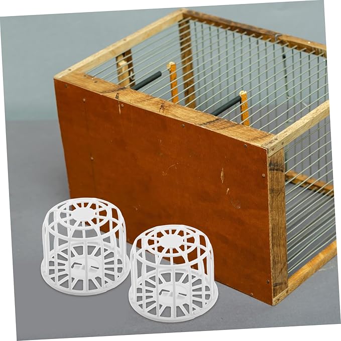 Bird Cage Accessories 4pcs Finch Canary Cage Nesting Baskets Made of Bird Nest Material
