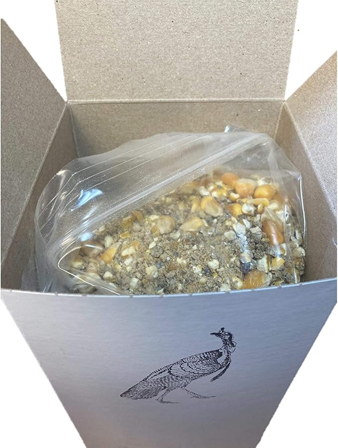 Wild Turkey Scratch Feed Supplement - All Natural Vitamin Fortified w/Oyster Shell Calcium - Game Bird Attractant