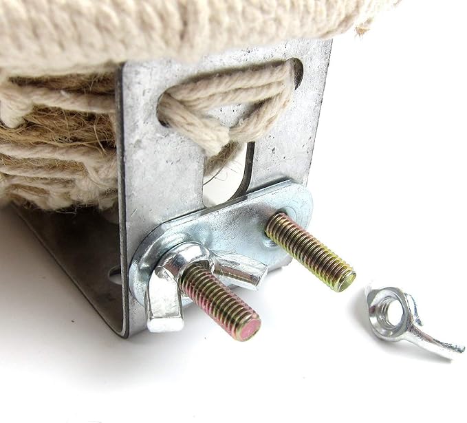 Bird Breeding Nest Bed Hut Toy with Warm Comfortable Mat Handmade Cotton Weave Hemp Rope Hatching Hut Cave Cage Accessories for Parakeet Conure Cockatiel Canary Finch Lovebird Budgie (B: HEMP)