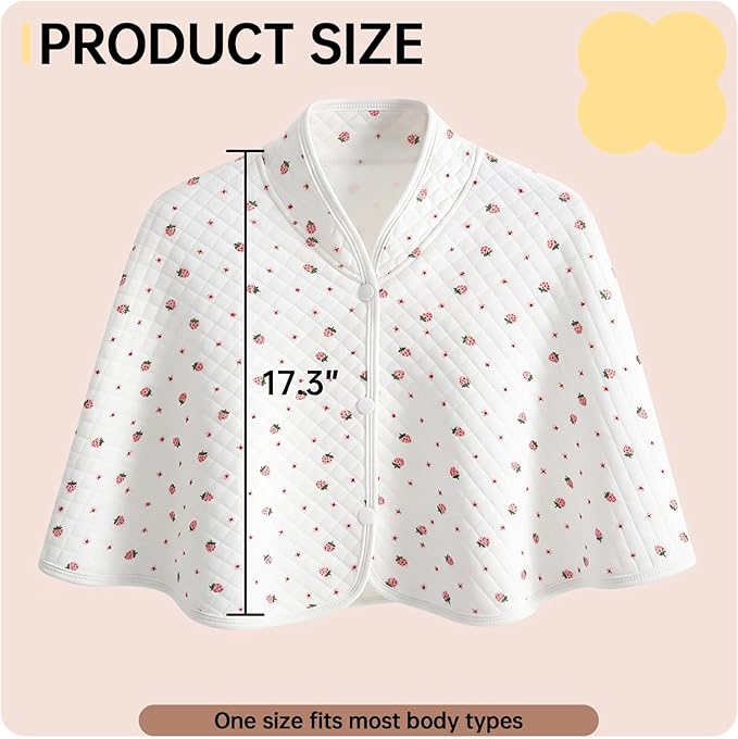 QBLEEV Parrot Anti-Scratch Shoulder Protector, Bird Diaper Poop Cover Pad for Parakeets Cockatiels Conures, Cotton Shawl Cape for Birds to Stand on Shoulders, Pet Arm Guard for Lovebirds Finches