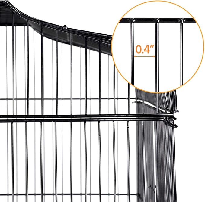 Topeakmart Open Play Top Bird Cage Parakeet Cage with Slide-Out Tray for Small Parrot Budgies Finches Canaries Lovebirds