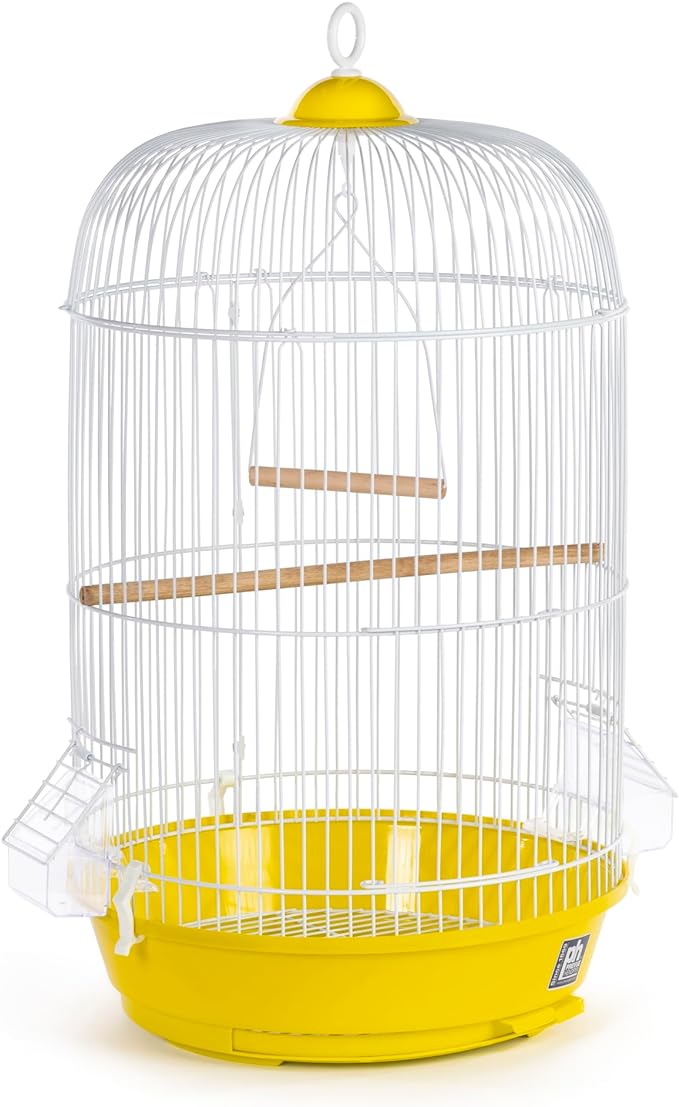 Prevue Hendryx SP31999Y Classic Round Bird Cage, Yellow, 1/2"