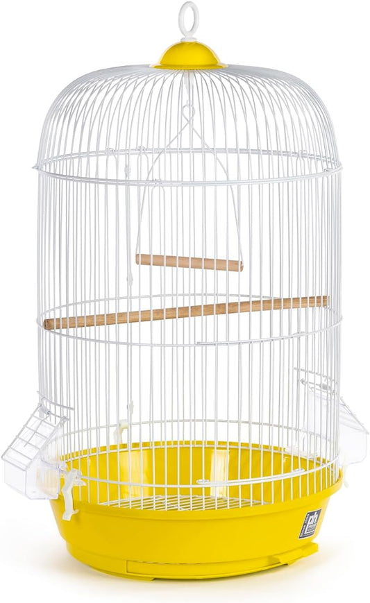 Prevue Hendryx SP31999Y Classic Round Bird Cage, Yellow, 1/2"