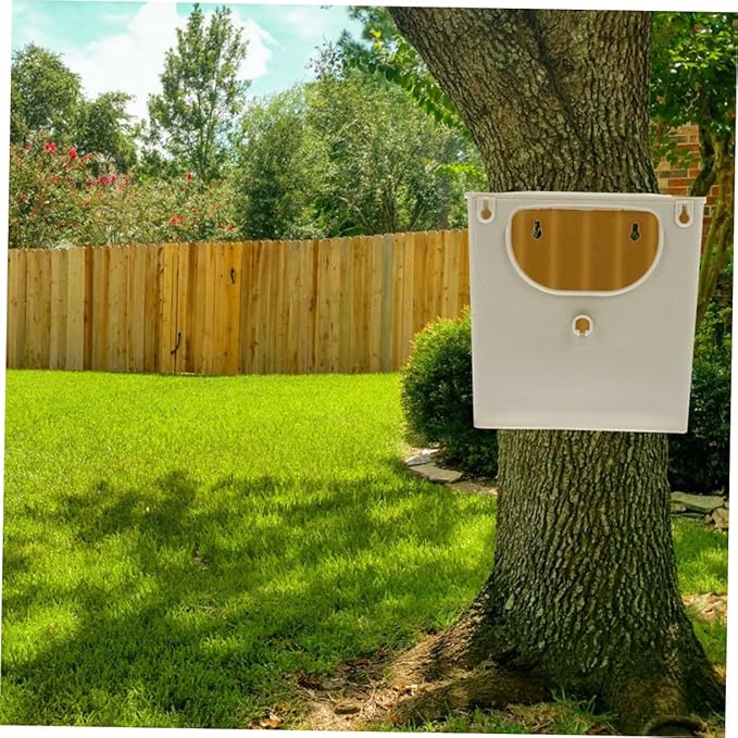 POPETPOP 12 Pcs Bird Breeding Box Parakeet for Parakeets Birdhouses Outdoors Hanging Bird Box Pet Supplies Plastic Hut Plastic Breeding House Tail Hanging Budgie Nesting