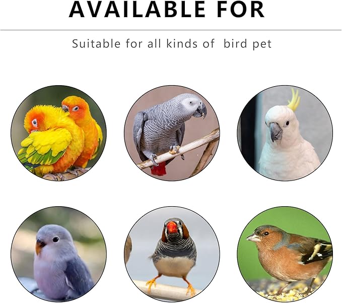 Bird Shower Tray, Parakeet Bird Bath, Bath for Cage Birdcage Addon Screw Tub Parrots Bathtub Birdcage Water Bowl Feeder Budgies Cage Accessories