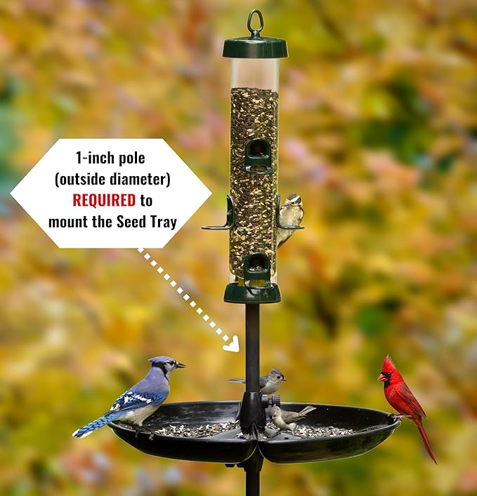 Seed Buster Seed Catcher Tray - REQUIRES a BirdsUP Single Pole