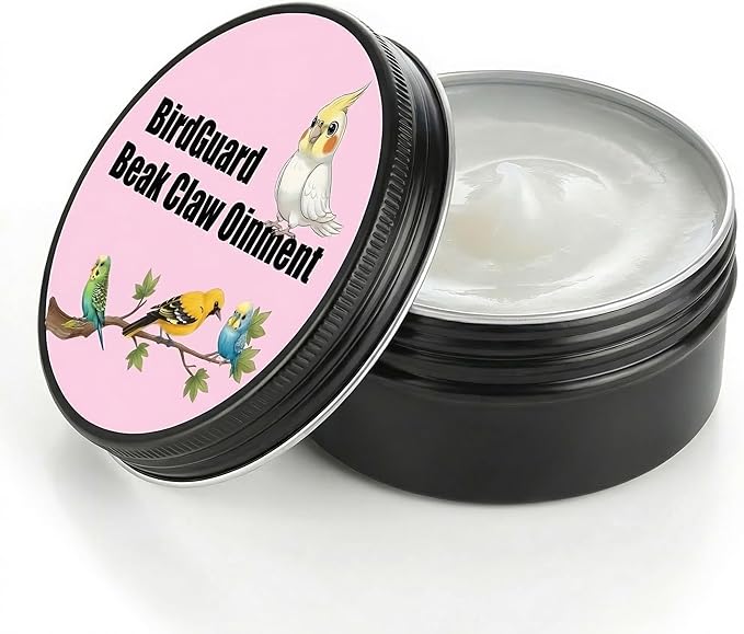RONDURE BirdGuard Balm Bird Beak Oil for Parrots, Beak Conditioner & Moisturizer | Claw Care BirdGuard Ointment, Repair Dry Cracked Surface, for Cockatiel Parakeet Conure