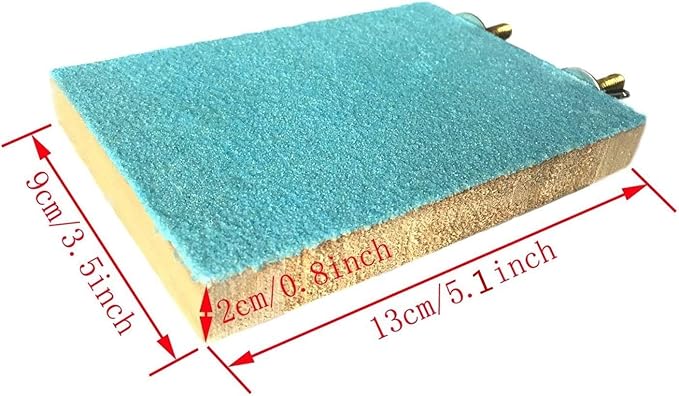 Litewoo 4 PCS Bird Perch Stand Toy Parrot Wooden Stand Platform Colorful Sand Paw Grinding Stick Trim Beak for Small Medium Parakeet Cockatiel Cockatoo Conure Lovebird Finch Cage Accessories