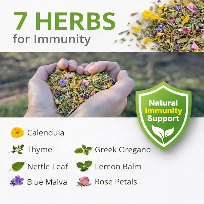 Buff Clucks Chick Formula Herbal Supplement for Baby Chicks – All-Natural Botanical Blend for Daily Wellness, Feather Quality – Plant-Based Herbs for Coop Snacks - Calendula, Oregano, Lemon Balm, USA