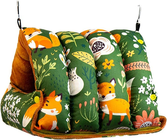 Fashion Pet Bird Parrot Cages Warm Hammock Tent Bed Hanging Cave for Sleeping Small Bird Cage Accessories Bird House