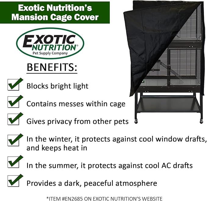 4-Level Mansion Cage Cover - Durable & Custom-Fitted