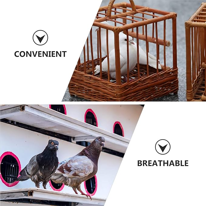 Cabilock 10pcs Coconut Coir Pigeon Nest Mat Pigeon House Pad for Breeding Natural Material Bird Nest Accessory
