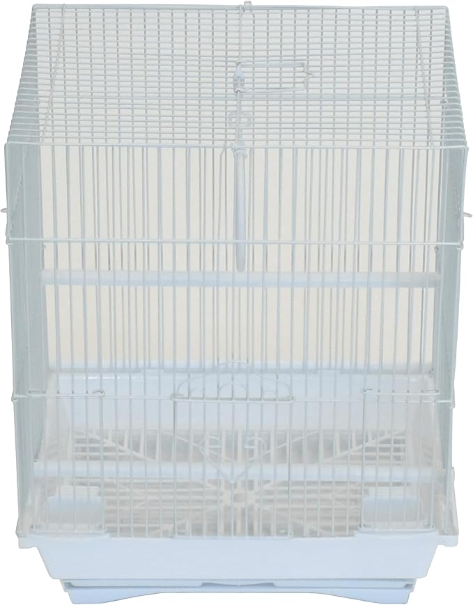 YML Flat TOP Parakeet Bird CAGE, Medium, Purple