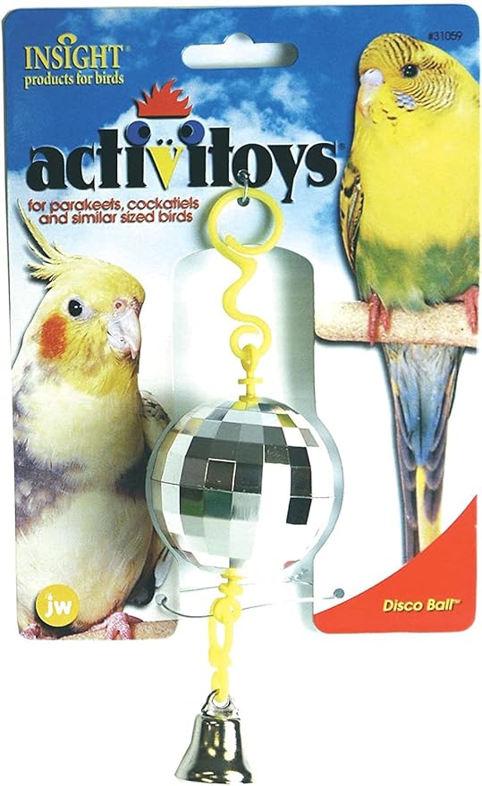 JW Pet Activitoys Disco Ball Bird Toy [Set of 3]