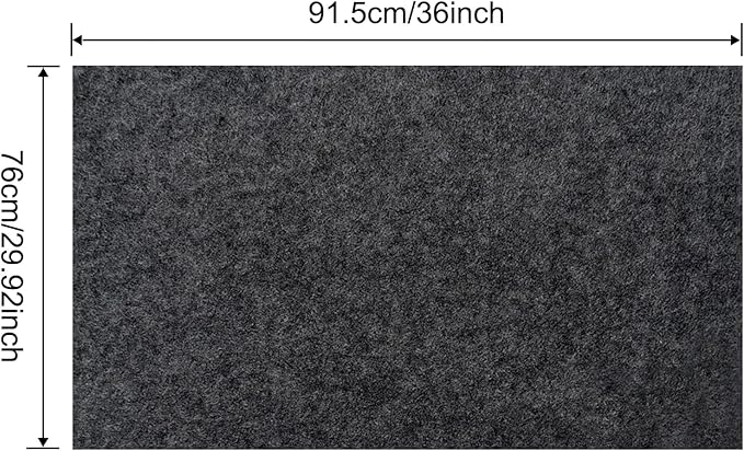 Bird Cage Floor Mat, 30x36 Inch Waterproof Under Pet Cage Liner Mat for Kennel Training, Reptile Aquariums, Non-Slip Felt Mat to Protect Floors