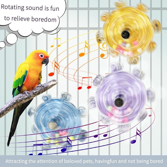 Budgie Toys, Parakeet Training Toy, Interactive Bird Educational Toy for Small Birds, Cockatiel Toys, Fun Parakeet Toys, Lovebird Toys, Quaker Parrot Toys, Bird Toys for Conures (Blue)
