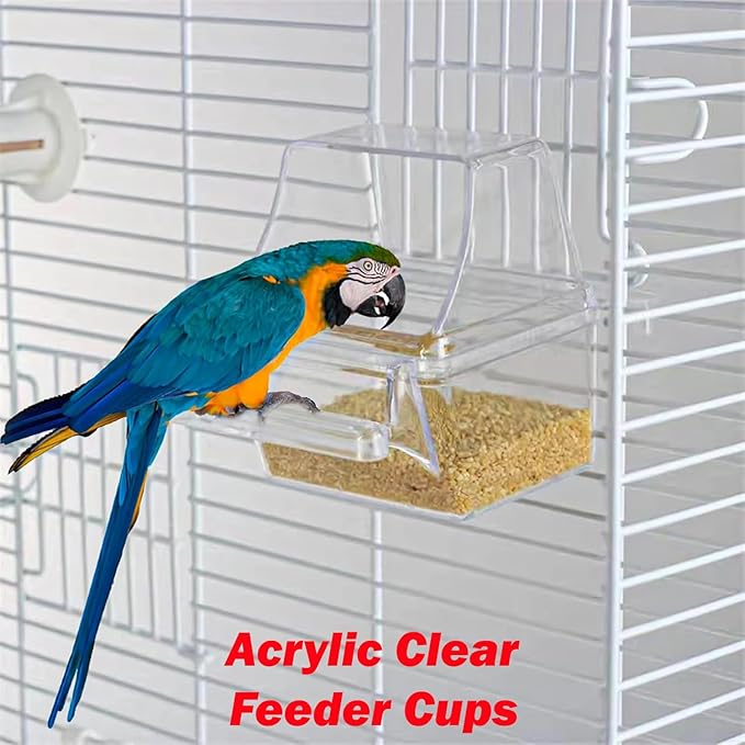 37-inch Portable Hanging Medium Flight Bird Cage for Cockatiel Sun Quaker Parakeet Green Cheek Conure Parrotlet Finch Canary Budgie Lovebird Small Parrot Travel Bird Cage