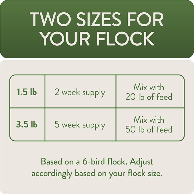 FlockLeader Defend, Functional Poultry Treats for Immune Support, 3.5 lb (Pack of 2)