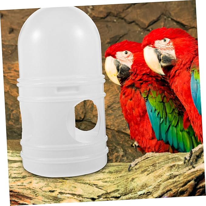 Pigeon Water Dispenser 2-Pack 9.44X4.72X4.72 Inch Birds Water Feeder Cup Clean Safe Pet Bird Waterer for Cage Feeding