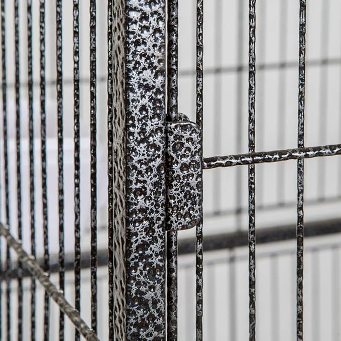 UISEBRT Large Bird Cages with Metal Aviary Wheels for Parrots, Cockatiels, Pigeons