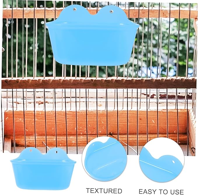 Parrot Bath Tub Injector and Balls Toys Bird Bathtub for Small Birds Like Parakeets and Cockatiels for Outdoor and Indoor Use