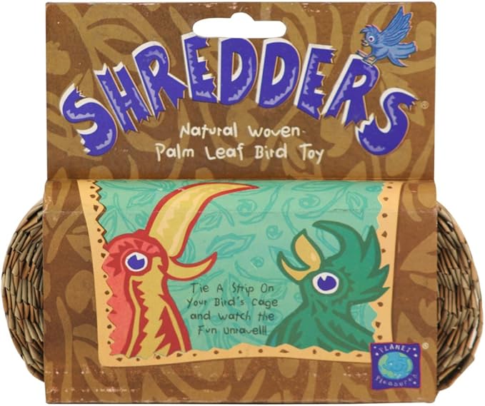 Planet Pleasures Shredders Zig Zag 30' by 1" Roll Natural Bird Toy