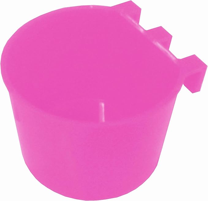 6 Pack of RITE FARM PRODUCTS 8 OZ Pigeon Quail Dove Chicken Rabbit Bird Feeder Water Drinker Cups Wire CAGE