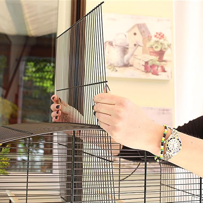 Ferplast Ferplast Bird Cage Canaries Cage Canto Exotic Bird Cage, Reproduction Breeding Cage with Partition and Accessories, 71 x 38 xh 60.5 cm.
