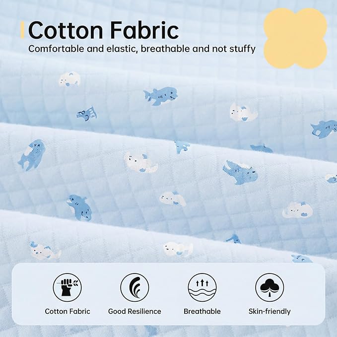 QBLEEV Parrot Anti-Scratch Shoulder Protector, Bird Diaper Poop Cover Pad for Parakeets Cockatiels Conures, Cotton Shawl Cape for Birds to Stand on Shoulders, Pet Arm Guard for Lovebirds Finches