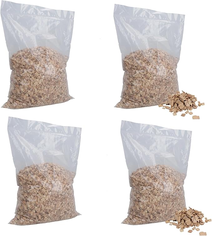 AB Tools 4pk of 6 Litre Natural Coarse Beech Chips Bird Parrot Cage Bedding Covering