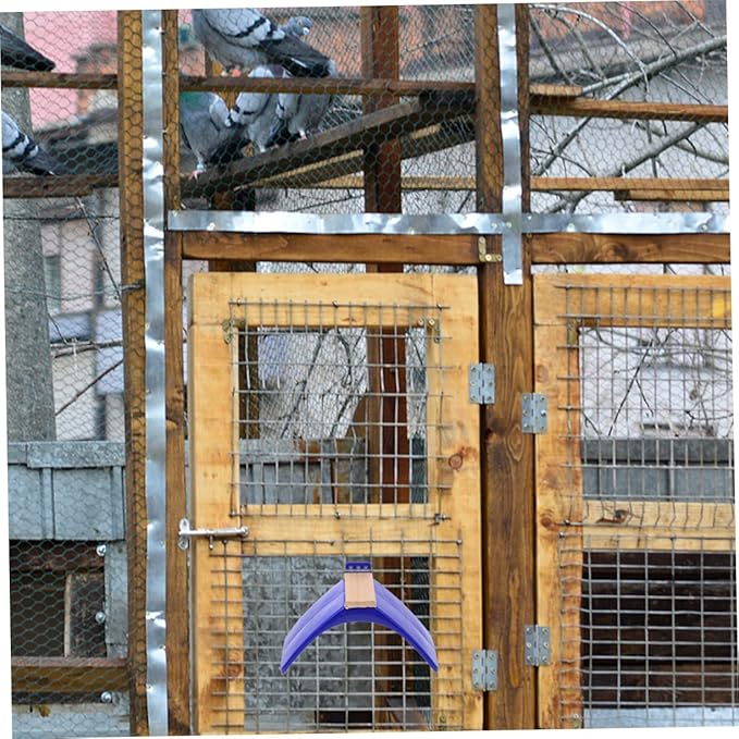 Angoily Solid Wood Pigeon Perch Stand 6Pcs Bird Rest Frame Rack for Pigeon Cage Accessories Indoor Outdoor Bird Playground
