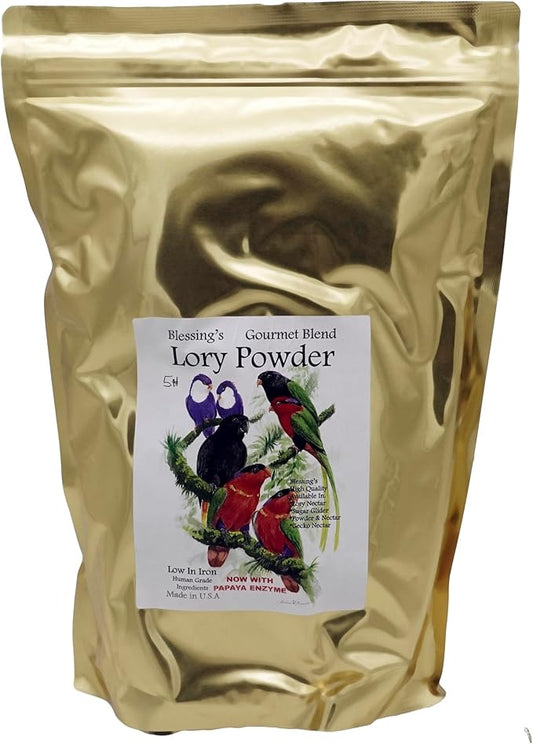 Blessings Gourmet Lory Powder Dry Lorikeet Food (5Lb)