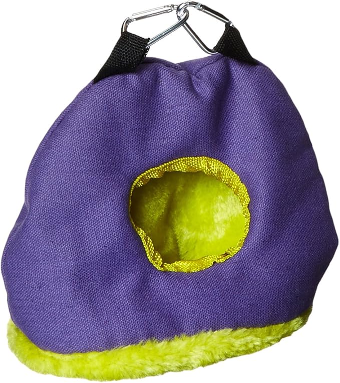 Prevue Pet Products BPV1167 Snuggle Sack Bird Nest with 2-Inch Opening, Small, Colors May Vary