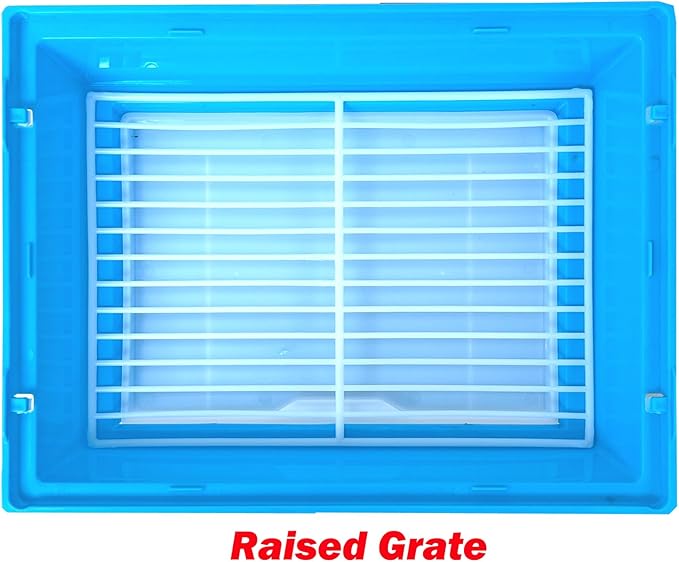 Lot of Ten Aviary Breeding Breeder Bird Cages for Lovebird Finch Parakeet - Mixed Colors (3 Blue Dome Top, 3 Green Roof Top, 4 Yellow Flat Top) - 11.5" W x 9" D x 15.5" H with 3/8" Bar Spacing